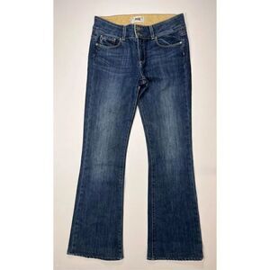 PAIGE Premium Denim Hidden Hills High Rise Bootcut Jeans Double Button Size 28